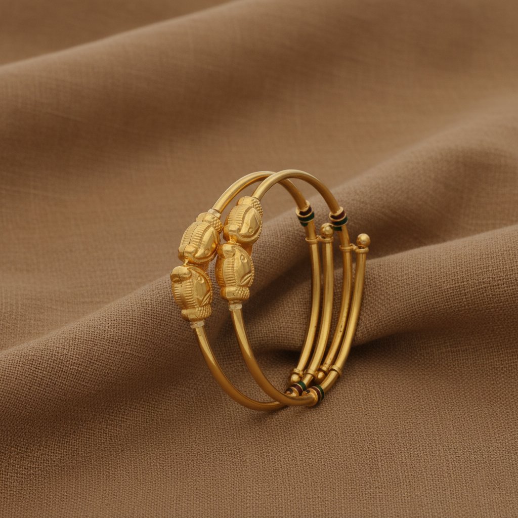 FANCY PLAIN BABY BANGLE